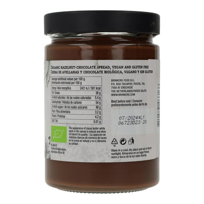 Creme Vegan de Chocolate e Avelã Sem Glúten La Vida Vegan 270 g