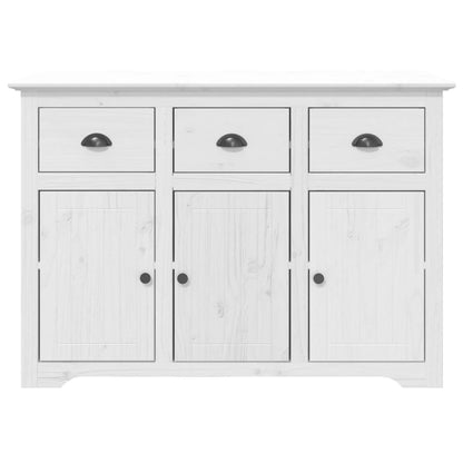 Aparador Bodo Madera Maciza De Pino Blanco 115,5x44x80 Cm / Vetonek_4