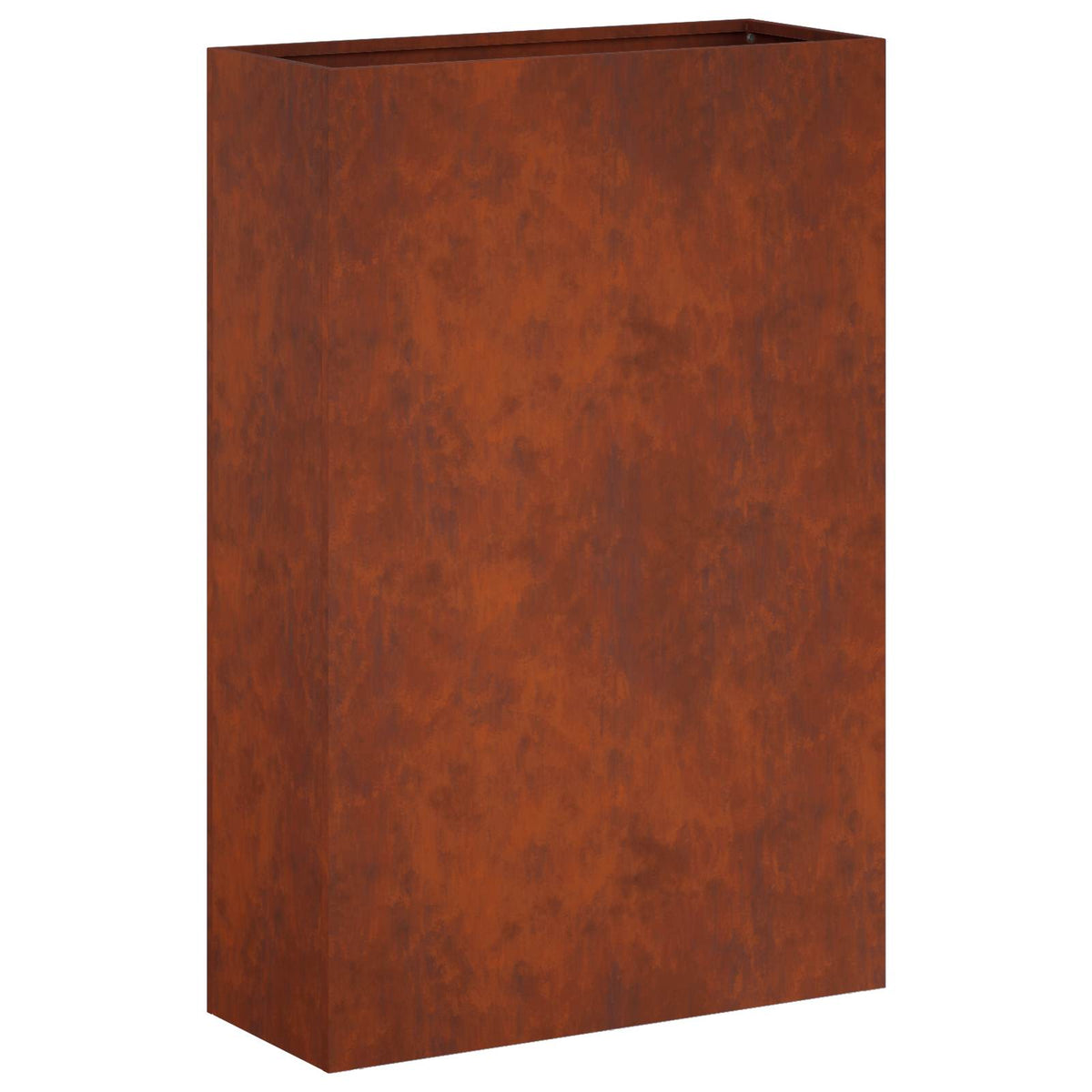 Macetero De Jardín 2 Uds. Oxidado 50 X 20 X 75 Cm Acero Oxidado_2