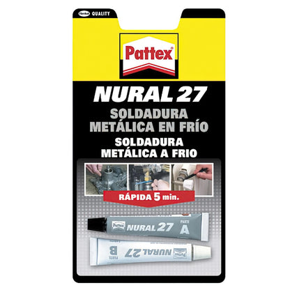 Nural- 27 Aluminio Gris (juego 2 Tubos 22 Cm³.)