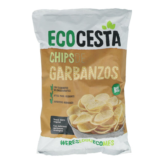 Chips de Grão de Bico Biológico, 80 G Ecocesta