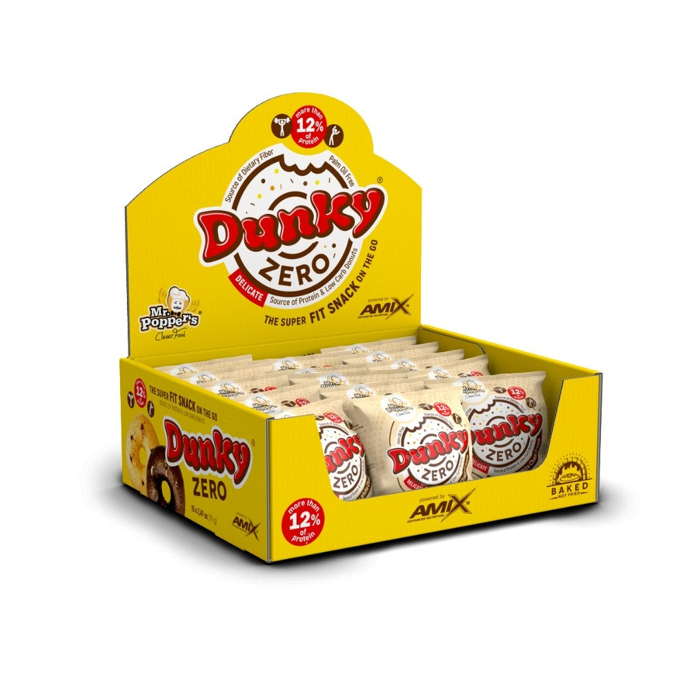 Dunky Zero 15x70gr Sabor Black Cookies Y Chocolate Blanco Mr.popper's Amix_0