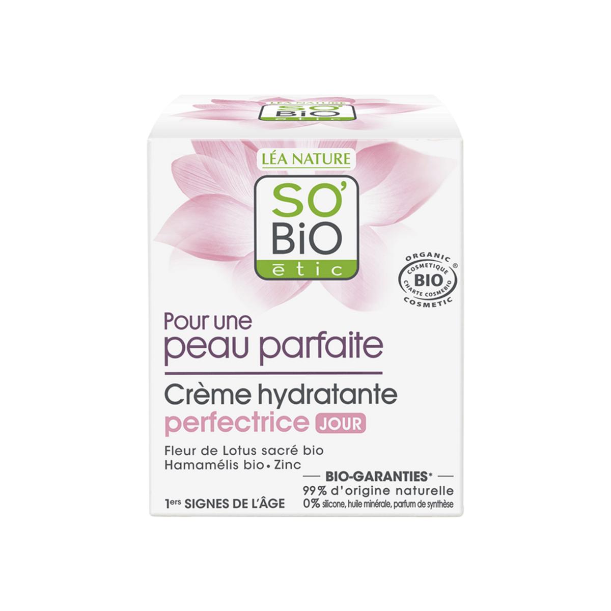 So'Bio étic Creme Hidratante de Dia Pele Perfeita 50 ml