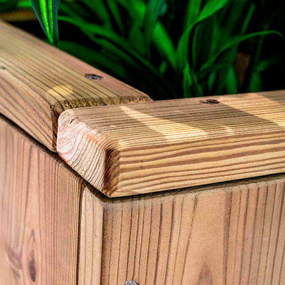 Jardinera De Madera Para Exterior Atrium Hortalia 40x40x80 Cm_3