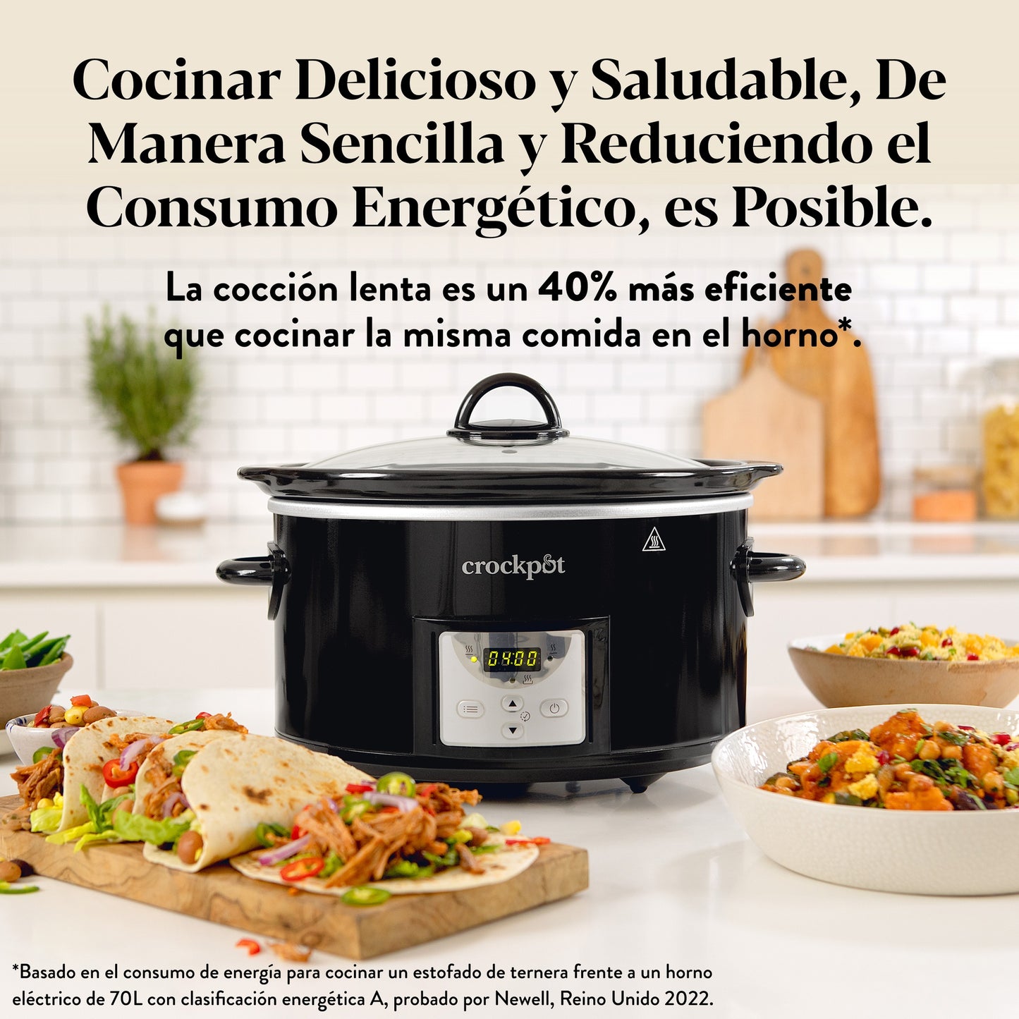 Panela elétrica de cozedura lenta 3,5 L CSC113X