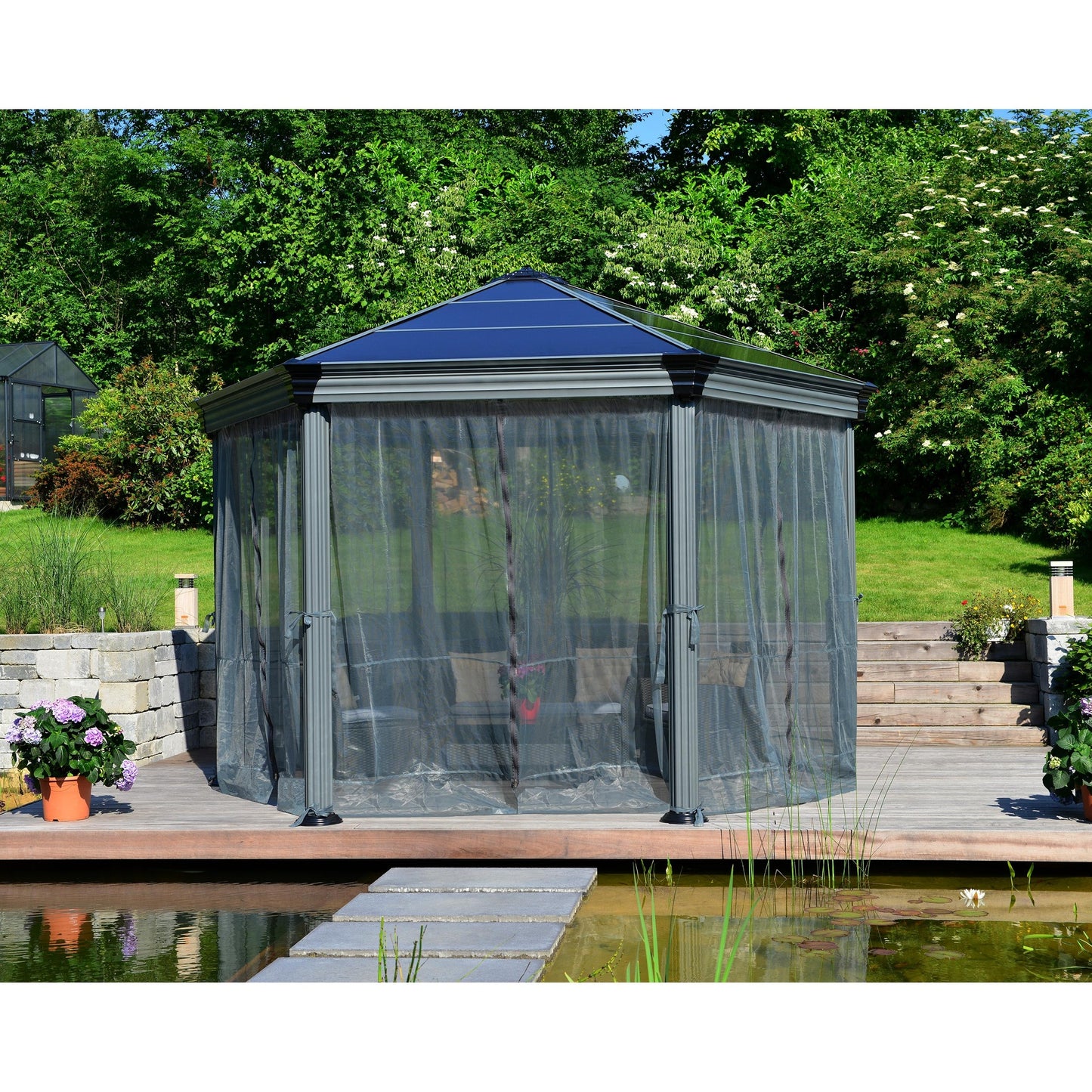 Conjunto de redes mosquiteiras para o miradouro Roma/Mónaco 