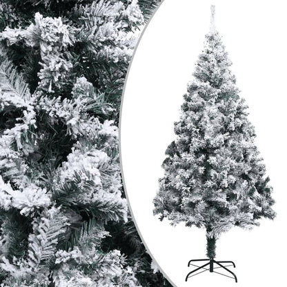 Vidaxl Árbol De Navidad Artificial Con Nieve Pvc Verde 300 Cm_0