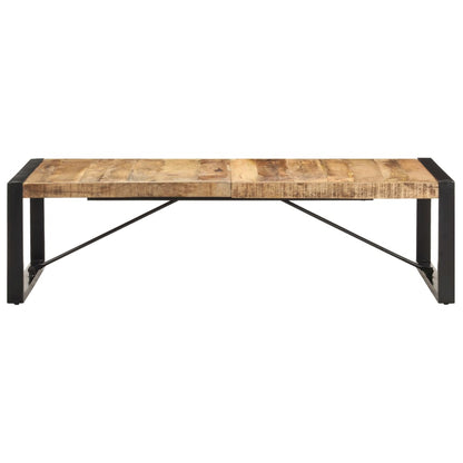 Mesa De Centro Madera De Mango Rugosa 140x70x40 Cm_0