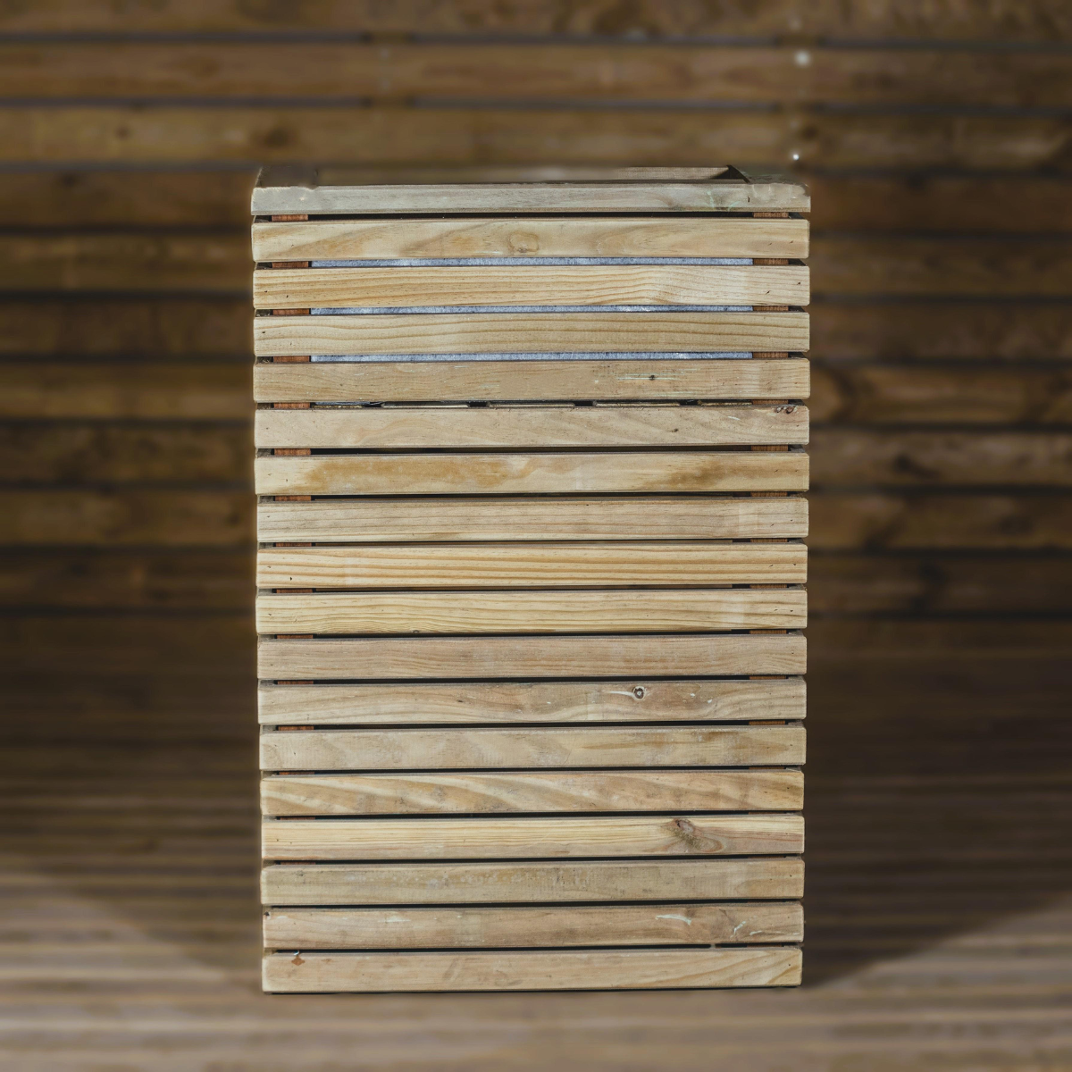 Jardinera Luxe Torre De Madera Tratada Vidahuerto 100x30x90 Cm._3