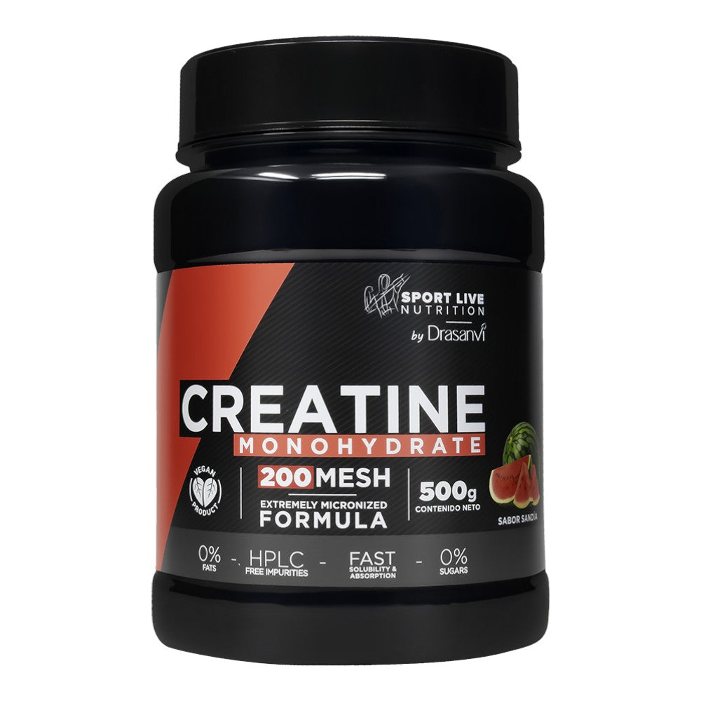 Sport Live 100% Creatine Monohydrate 200 Mesh 500 Gr Sandía_0
