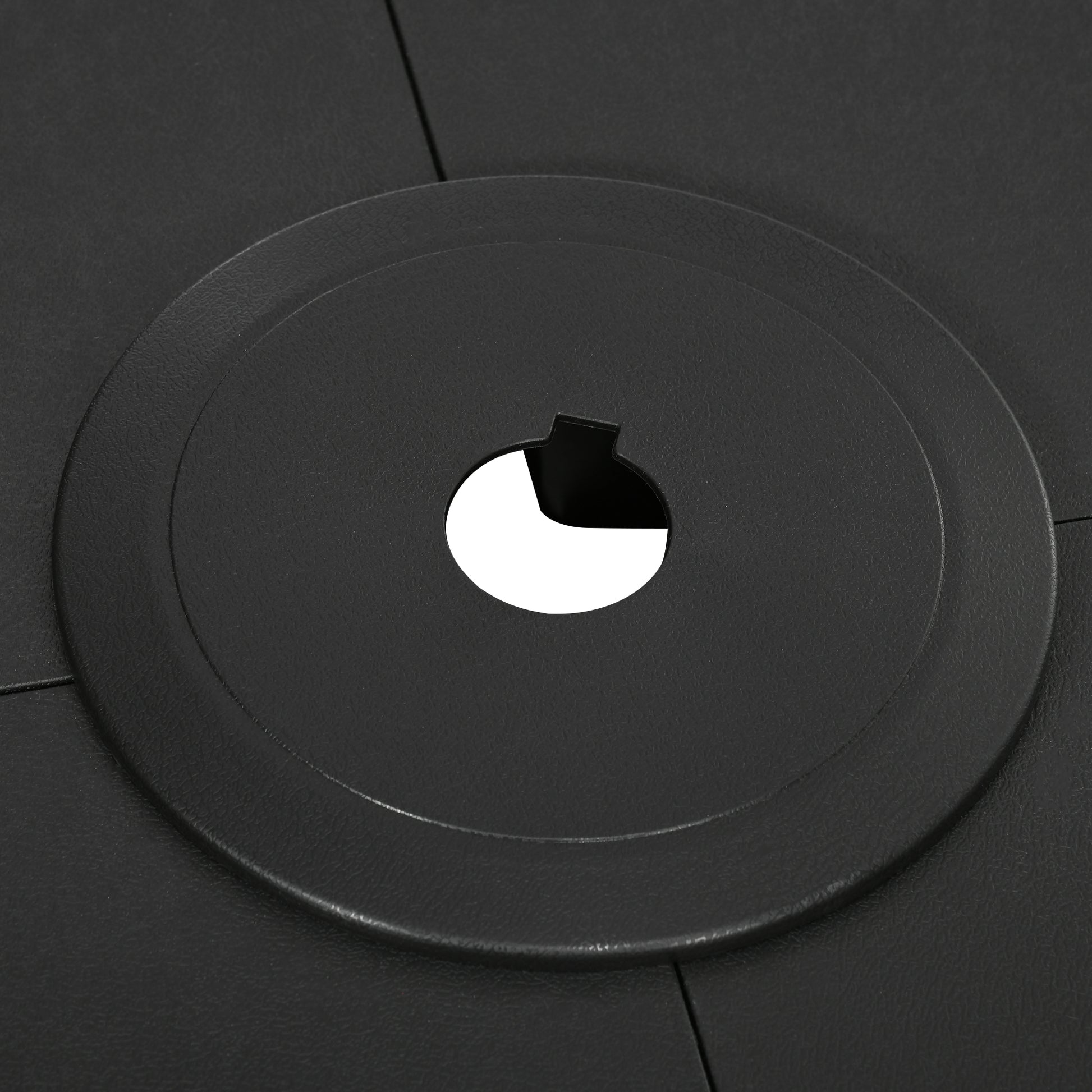 Outsunny Pesos Para Base De Sombrilla En Voladizo De 4 Piezas 90x90x10,5cm Negro_4