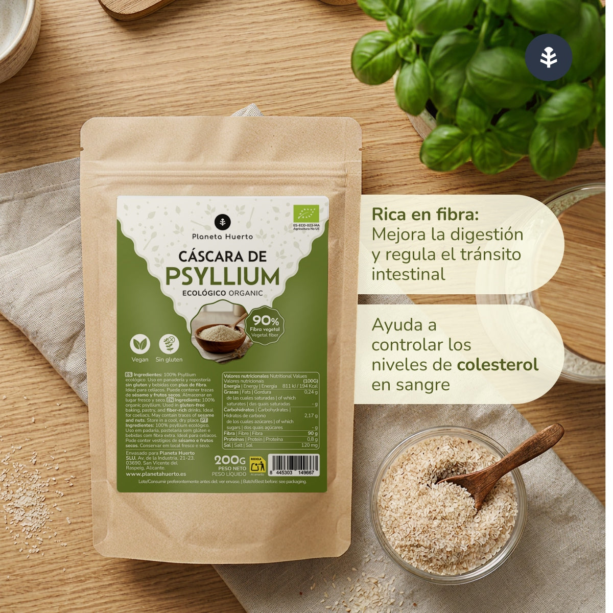 Casca de psílio Casca ECO Planet Garden 200 g