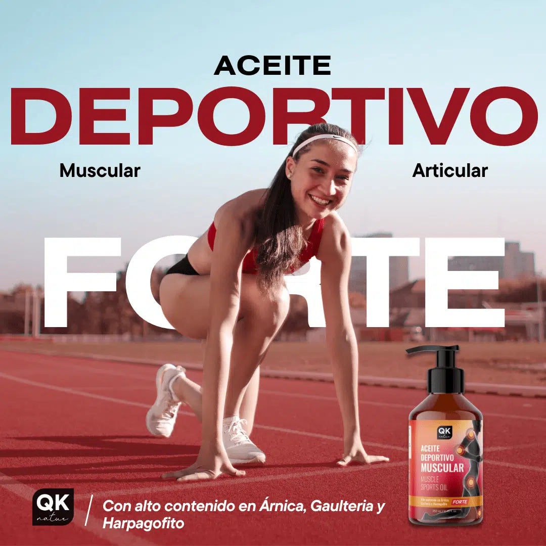QKnatur - Aceite Deportivo Muscular 250 ml. Combinación Aceites Para Masaje Muscular - Con Árnica Y Harpagofito_5