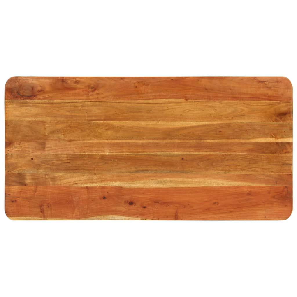 Mesa De Comedor Madera Maciza De Acacia 110x55x76 Cm_2