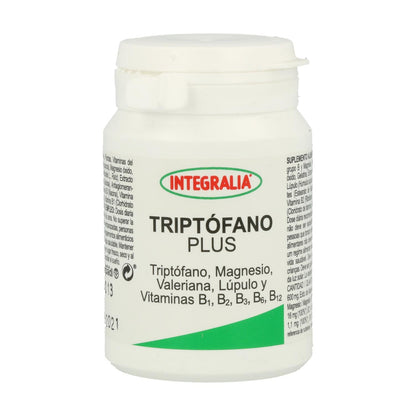 Triptofano Plus com Magnésio, Valeriana e Vitaminas B Integralia, 50 cápsulas