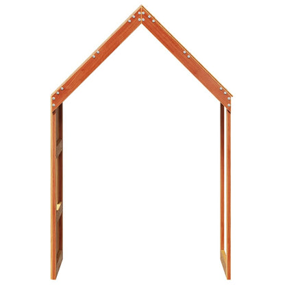 Techo De Cama Infantil Madera Maciza Pino Marrón 55x99x139,5 Cm_4