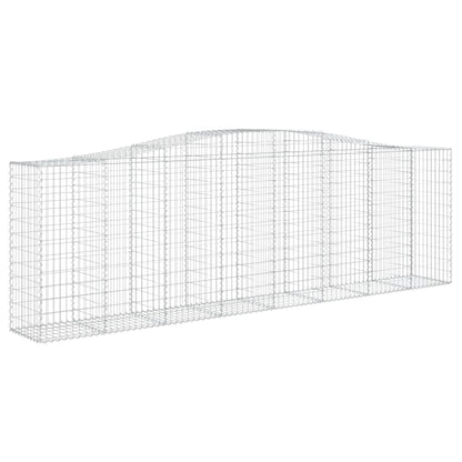 Cestas De Gaviones 9 Uds Forma De Arco Hierro 400x50x120/140 Cm_2