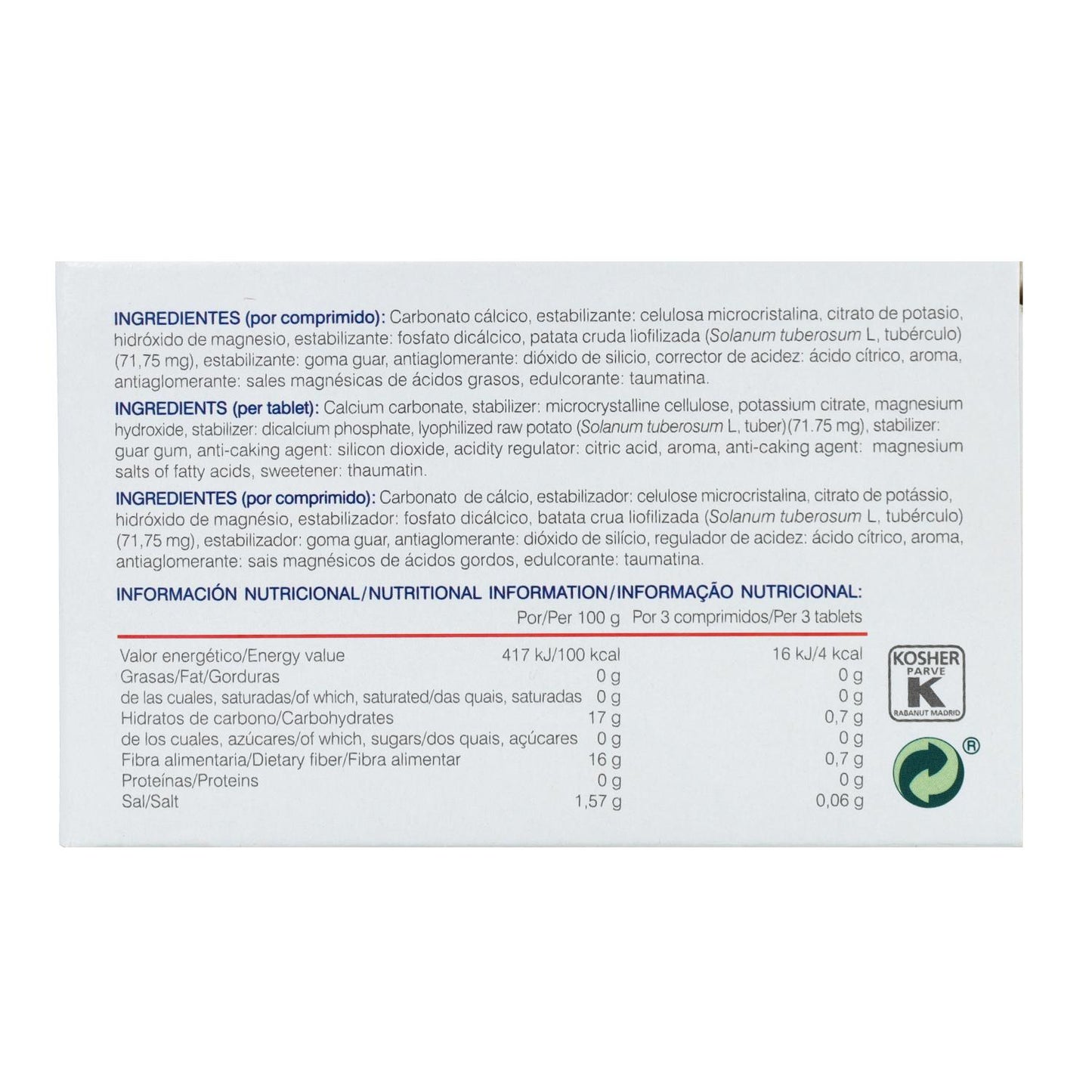 Normacid Soria Natural 32 comprimidos 
