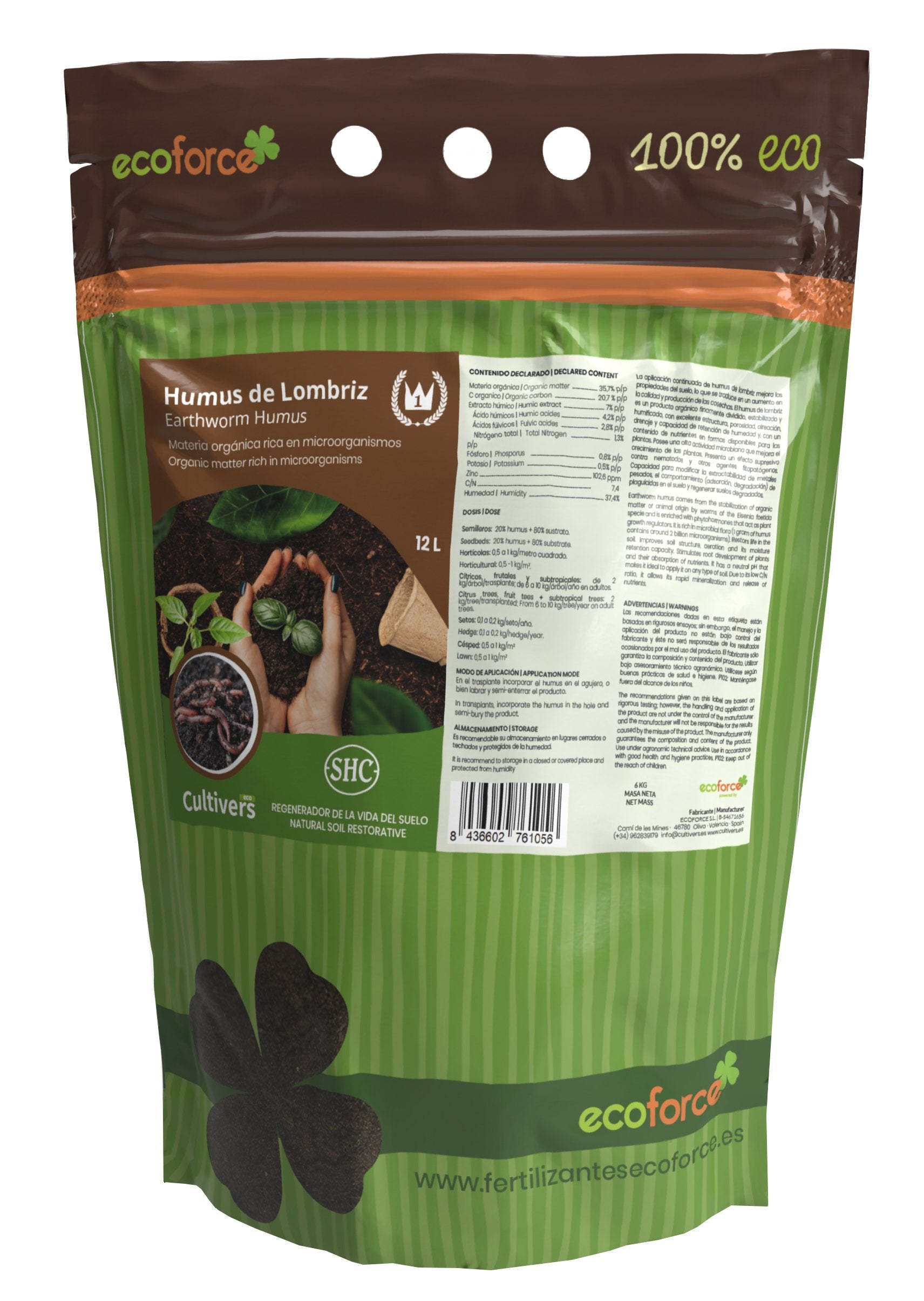 Humus De Lombriz Cultivers 12 L_1