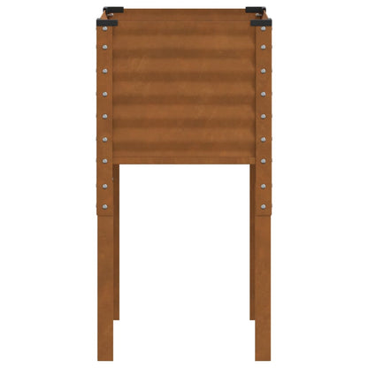 Maceta Para Jardín Oxidado 45 X 45 X 88 Cm Acero Galvanizado_3