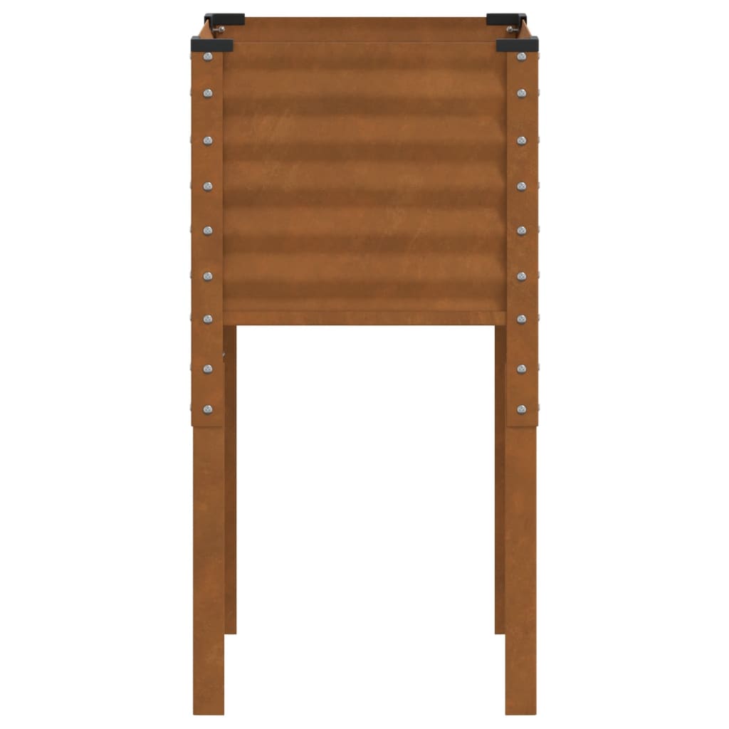 Maceta Para Jardín Oxidado 45 X 45 X 88 Cm Acero Galvanizado_5