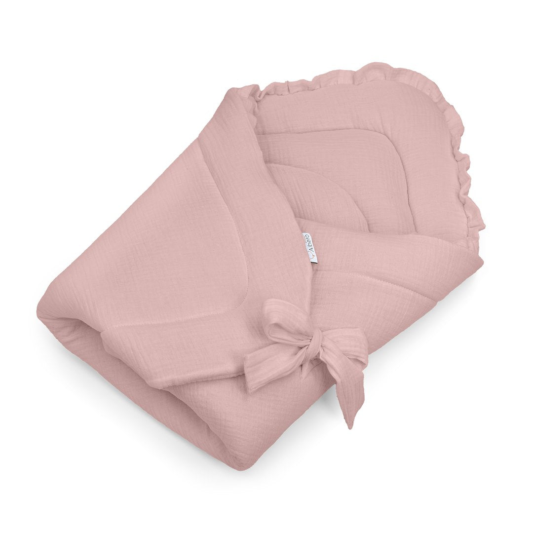 Saco Capazo 4 En 1 Muselina Rosa_2