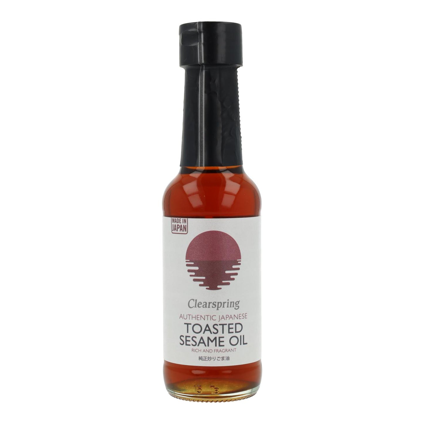 Óleo de sésamo torrado Clearspring, 150 ml