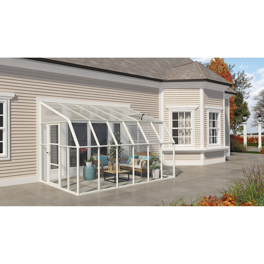 Pérgola fechada para solário 384x257 cm 