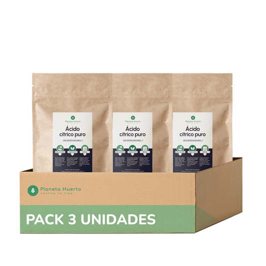 Embalagem 3xÁcido Cítrico Planeta Huerto 1 Kg