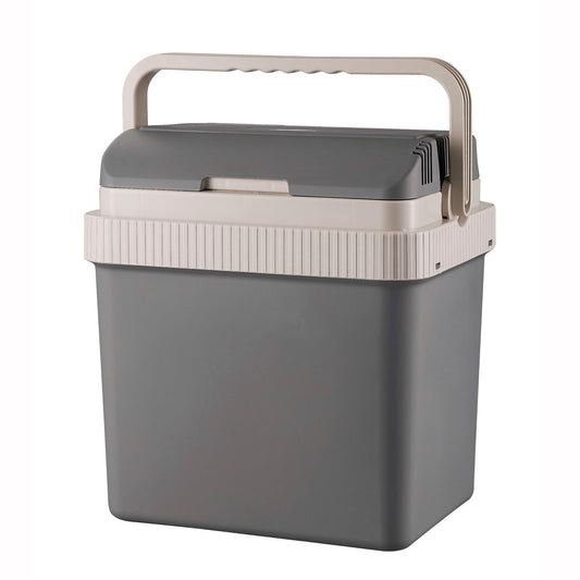 Nevera Portátil Eléctrica De Viaje, Coche, Camping, 21 L, Conexión 12v Y 220v, Enfría Y Calienta, Briebe, Cf1151, Gris_0
