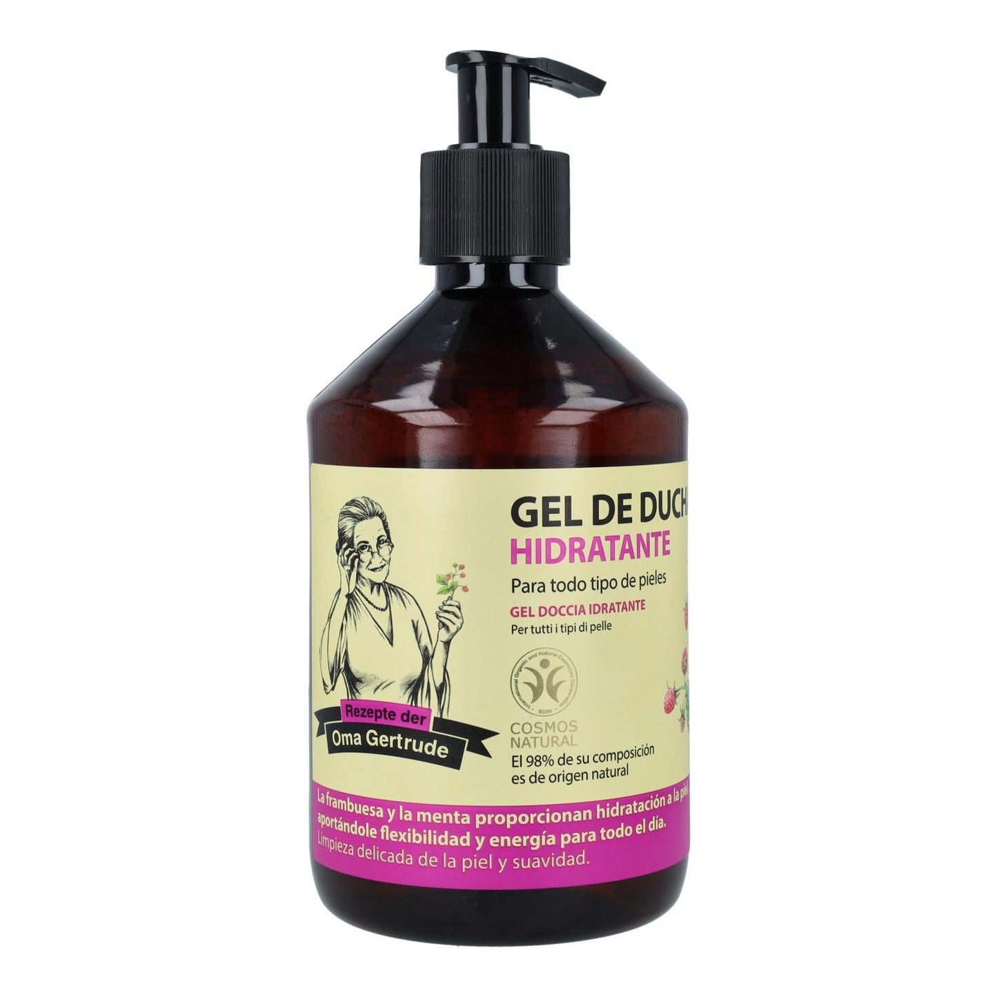 Oma Gertrude Gel de Banho Hidratante para Todos os Tipos de Pele 500 ml