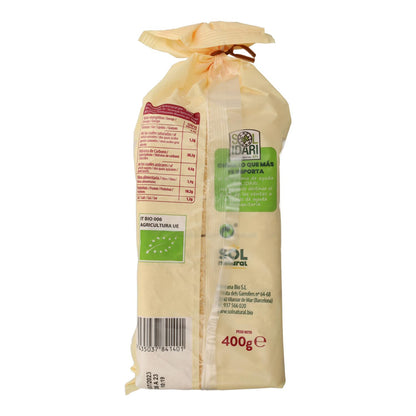 Pão de espelta macio biológico, recipiente Sol Natural, 400 g