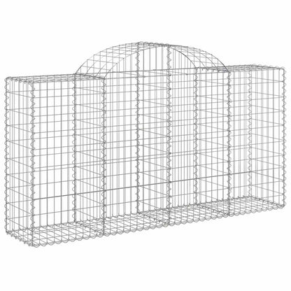 Cestas De Gaviones 4 Uds Forma De Arco Hierro 200x50x100/120cm_2