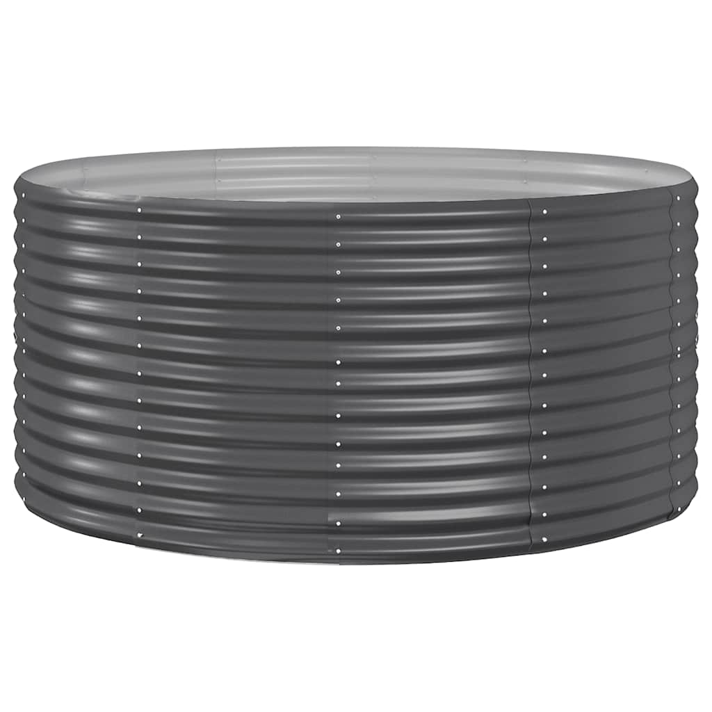 Jardinera Arriate Acero Galvanizado Antracita 140x140x68cm_0