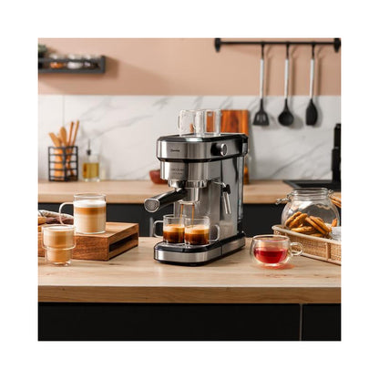 Cafetera Expreso Cecotec Cafelizzia 790 Steel Duo 1350w 20 Bares_1