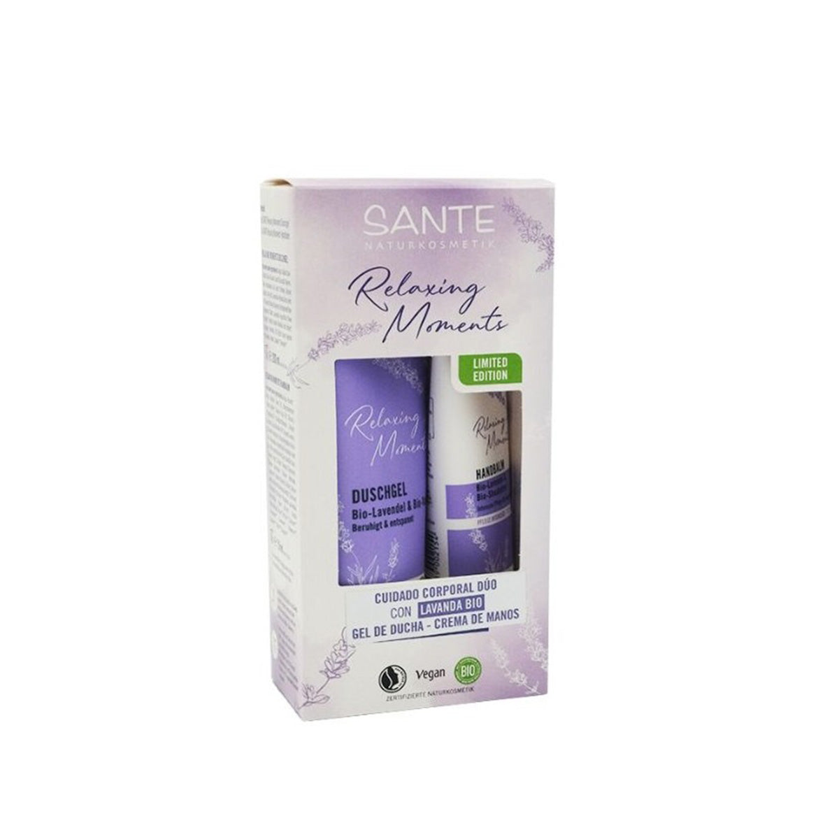 Caixa presente Cuidado Corporal Relaxing Moments Lavanda SANTE