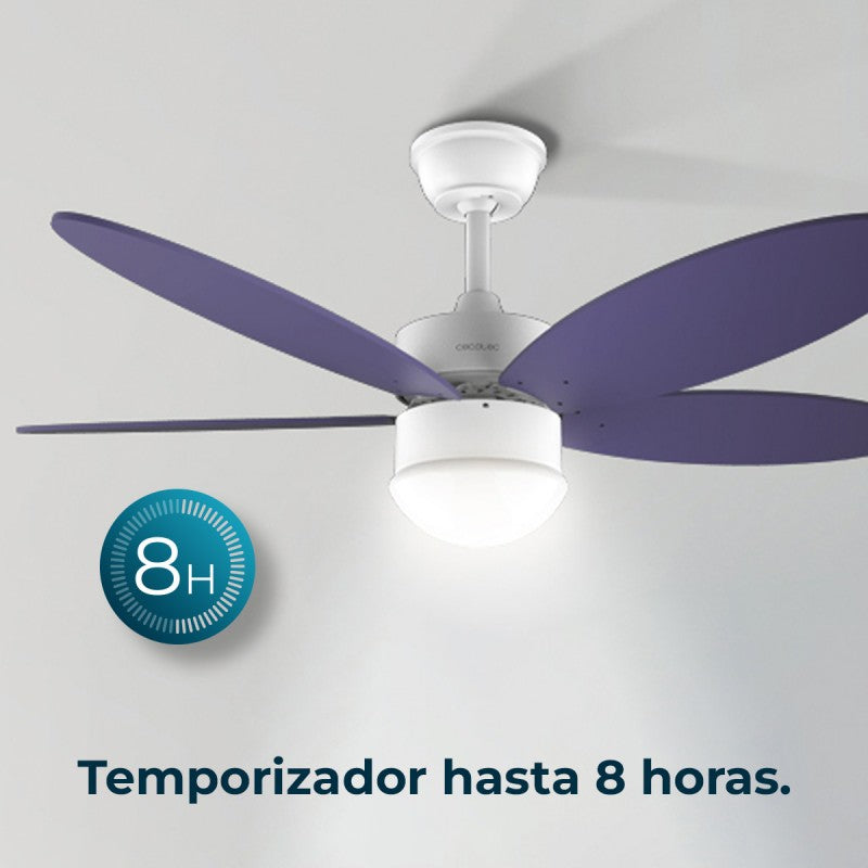 Cecotec Ventilador De Techo Con Luz Ventilador De Techo Energysilence Aero 4260 Purple_3