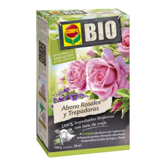 Compo Bio Fertilizante para Rosas e Trepadeiras 750 g