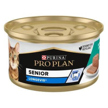 Pro Plan Cat Senior 7+ Longevis Mousse com Atum Purina 85g