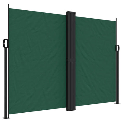 Vidaxl Toldo Lateral Retráctil Verde Oscuro 180x1200 Cm_0
