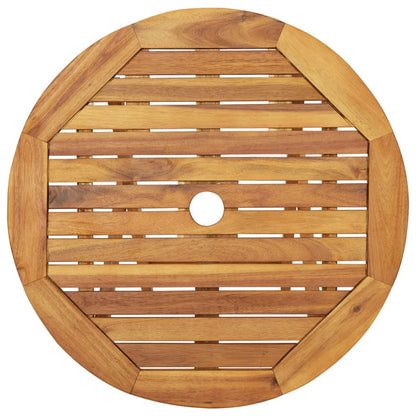 Vidaxl Comedor De Jardín Plegable 3 Piezas Madera Maciza De Acacia_5