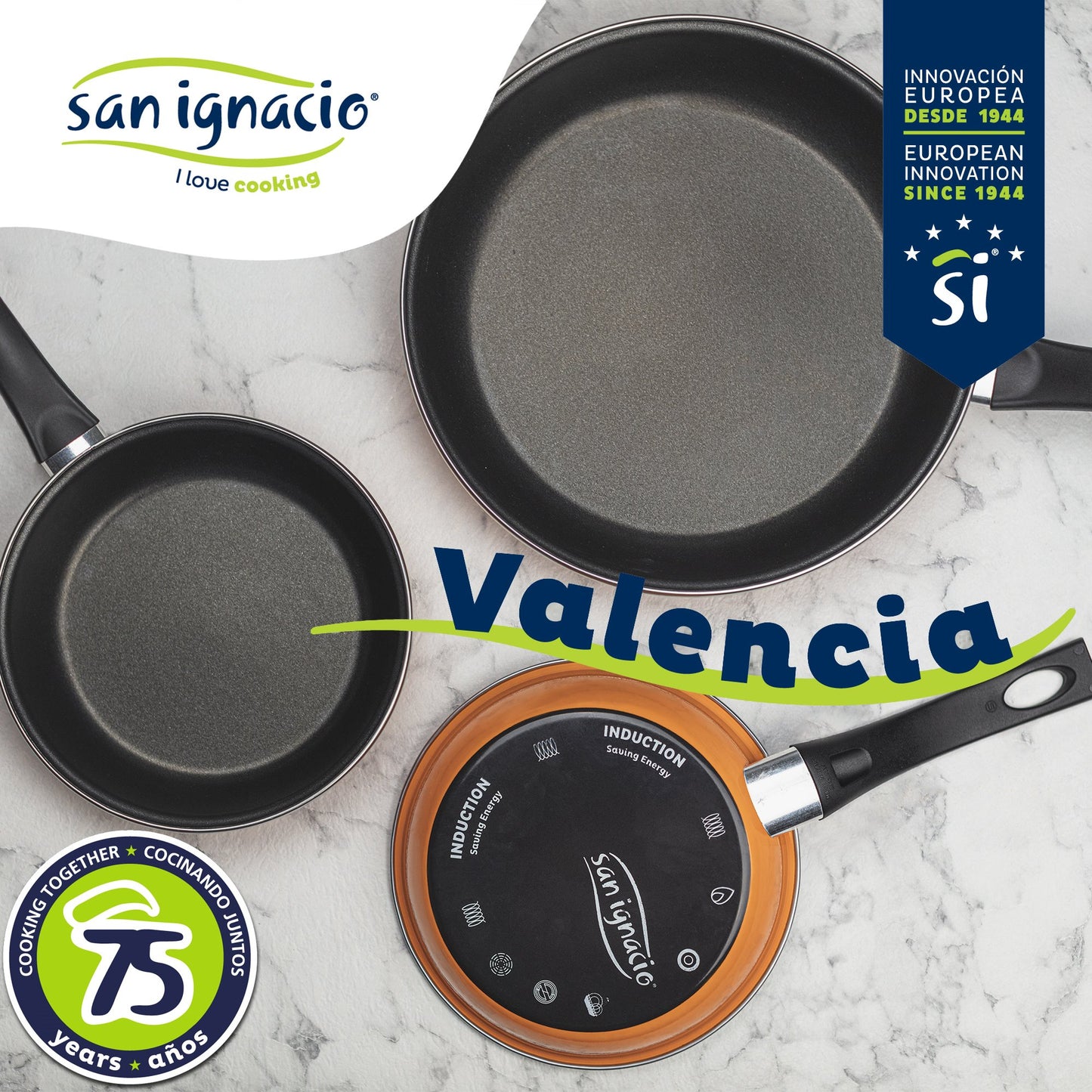 Sarten 20x4.0cm Acero Valencia