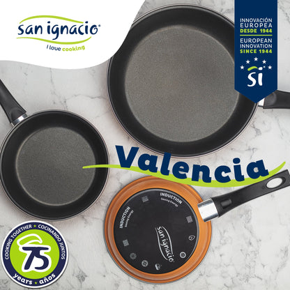 Sarten 20x4.0cm Acero Valencia