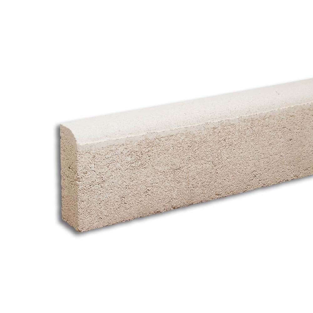 Bordillo Decorativo 100x20 Cm. / Palet 30 Unidades / Arista Curva / Tostado_0