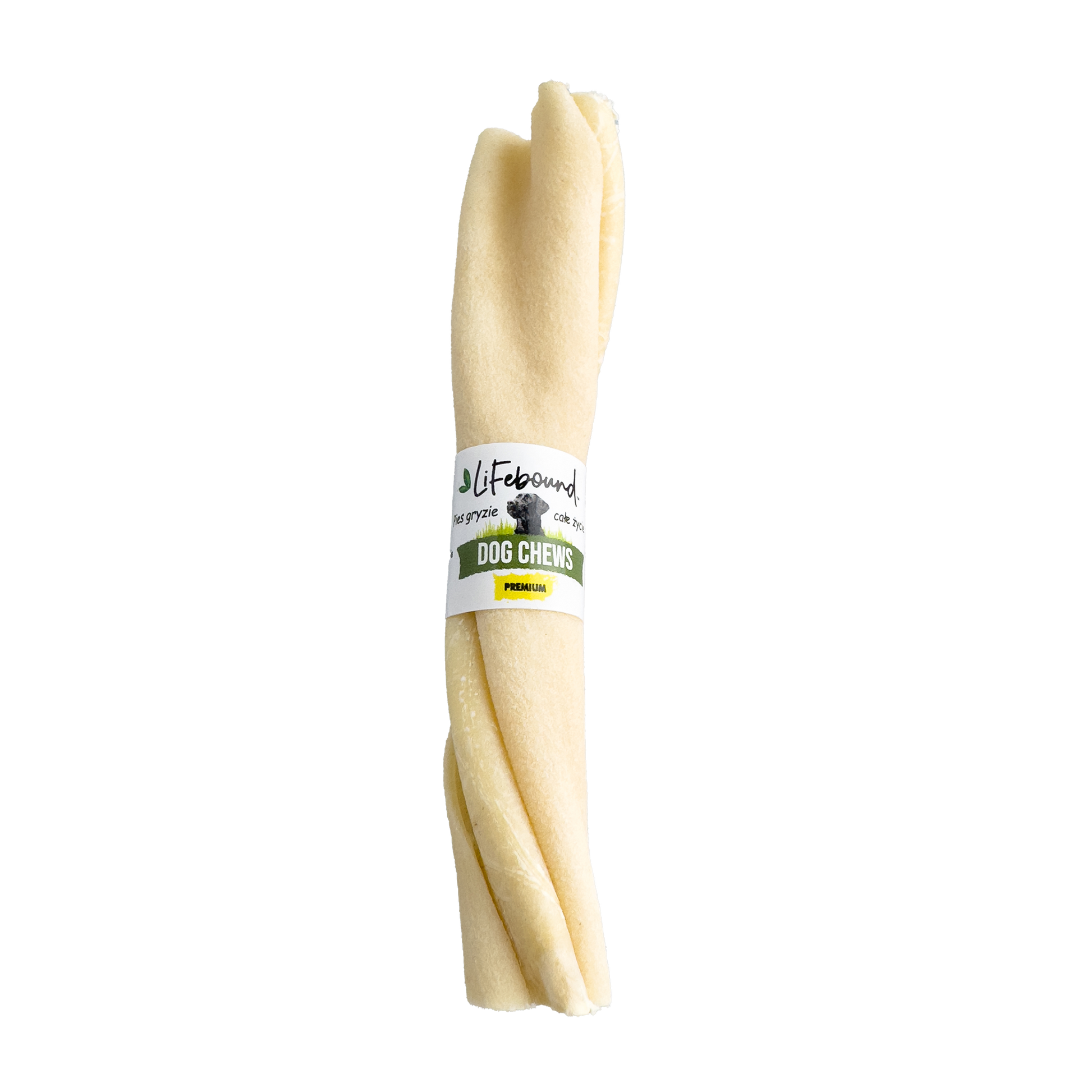 Lifebound - Hueso Masticable Natural Para Perros De Piel De Ternera Barra Retorcida Sabor Natural - 10 Piezas S_0