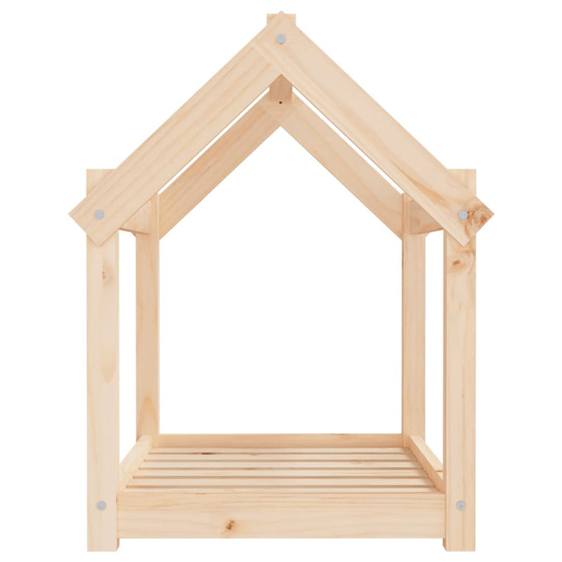 Vidaxl Cama Para Perros Madera Maciza De Pino 71x55x70 Cm_5