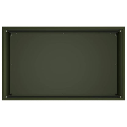Macetero De Jardín 2 Uds. Verde Oliva 50 X 40 X 75 Cm_4