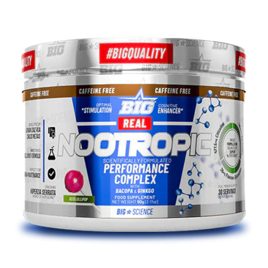 Real Nootropic Sin Cafeína 90 Gr Frambuesa Ácida_0