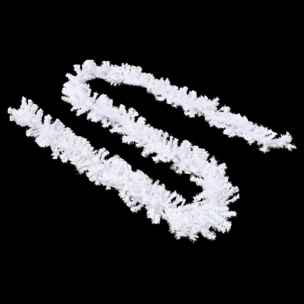 Vidaxl Guirnaldas De Navidad 4 Unidades Pvc Blanco 270 Cm_3