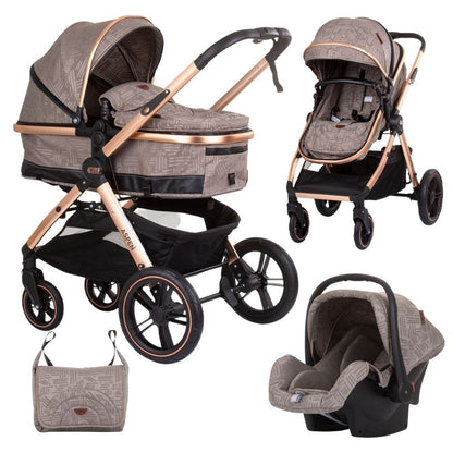 Carrito De Bebé Trío Convertible Aspen Hasta 22 Kg Sand_0